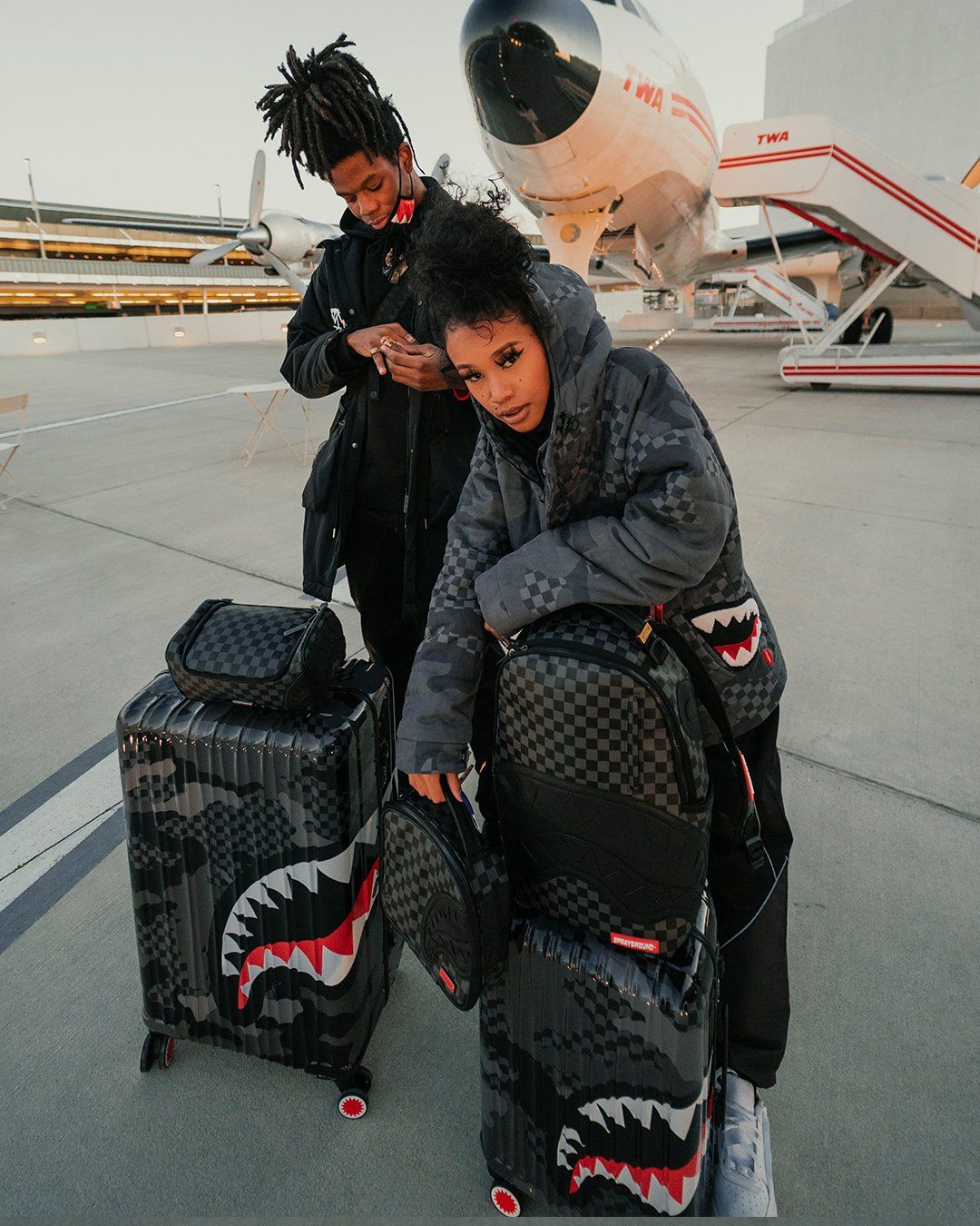 3AM SHARKNAUTICS 22 CARRY-ON LUGGAGE