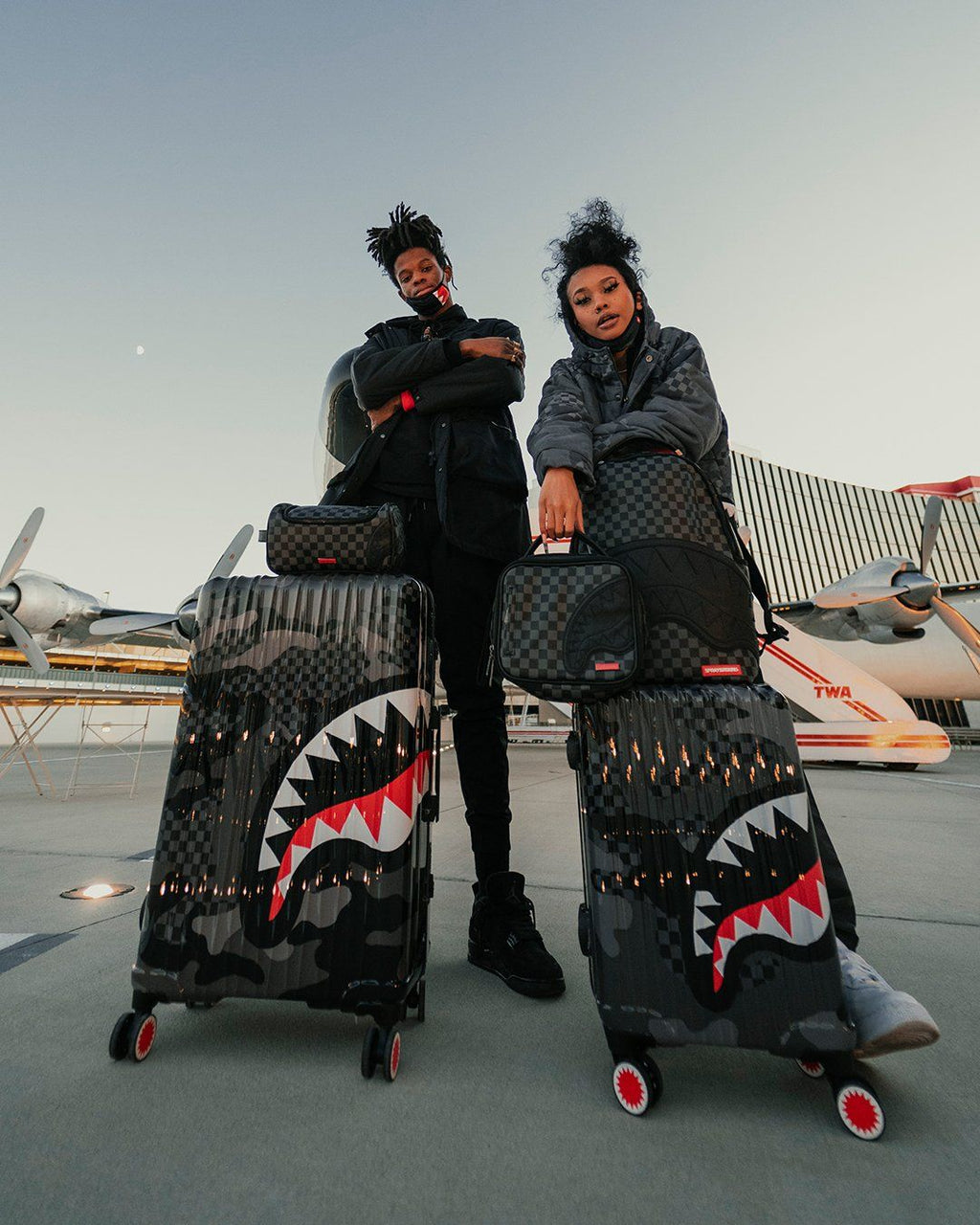 3AM SHARKNAUTICS 22 CARRY-ON LUGGAGE