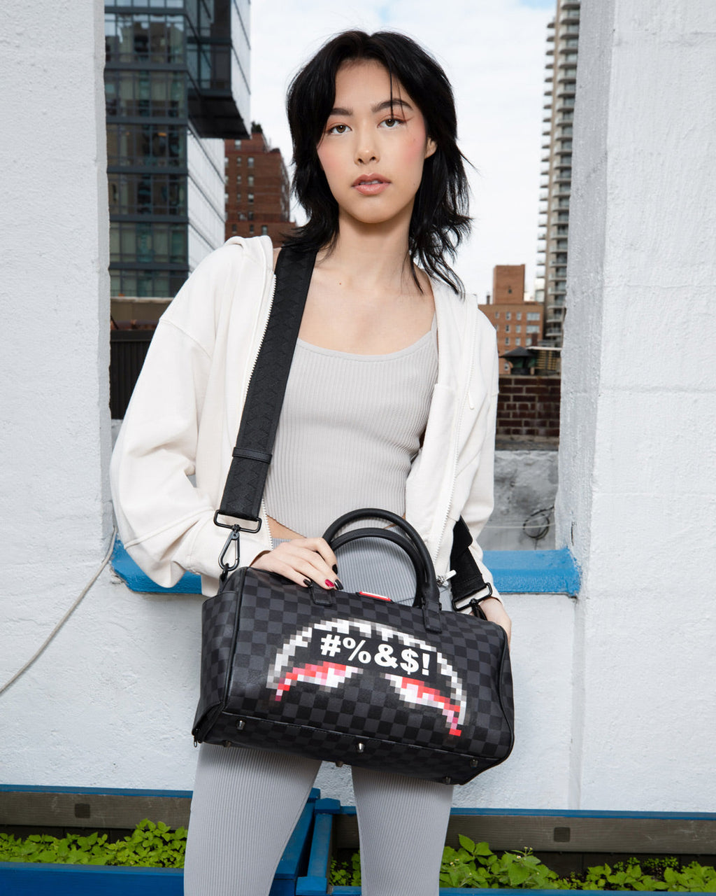 WHAT THE BEEP' SHARK MINI DUFFLE